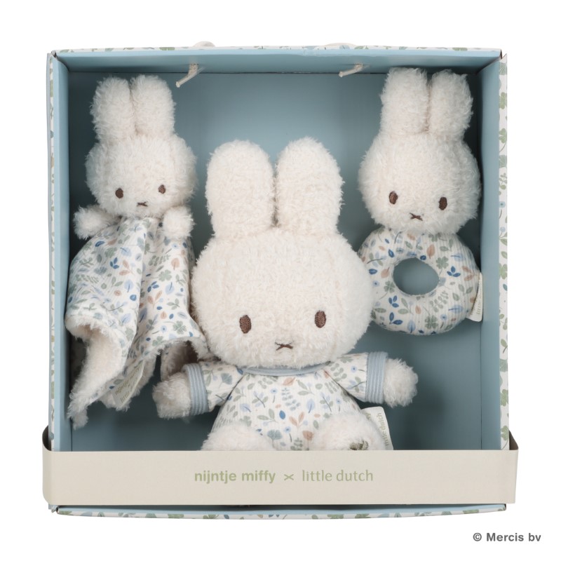 miffy x Little Dutch ギフトボックス3点セット/ラッキーリーブスBL